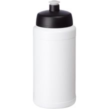 Baseline® Plus 500 ml Flasche mit Sportdeckel (weiss, schwarz) (Art.-Nr. CA982113)