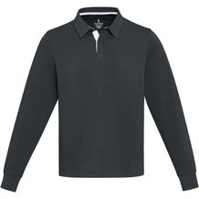 Clyde Rugby Polo Sweatshirt Unisex (Schwarz) (Art.-Nr. CA983253)