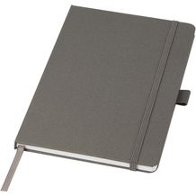 Honua A5 Notizbuch aus recyceltem Papier mit Cover aus recyceltem PET (Twilight Grey) (Art.-Nr. CA984488)