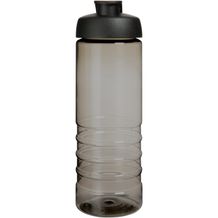 H2O Active® Eco Treble 750 ml Sportflasche mit Stülpdeckel (kohle, schwarz) (Art.-Nr. CA987770)