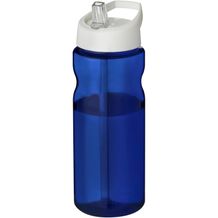 H2O Active® Eco Base 650 ml Sportflasche mit Ausgussdeckel (blau, weiss) (Art.-Nr. CA991254)