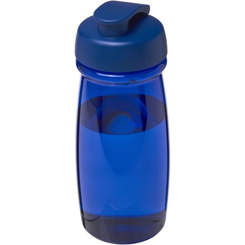 H2O Active® Pulse 600 ml Sportflasche mit Klappdeckel (Art.-Nr. CA994573) - Einwandige Sportflasche in einer stylisc...