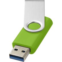 Rotate-basic USB-Stick 3.0 (limone, silber) (Art.-Nr. CA998622)