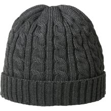 Luxury Cable Hat (dunkel grau) (Art.-Nr. CA109355)
