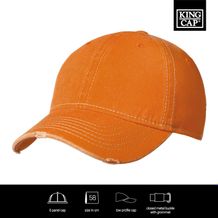 Washed Pigment Dyed Cap (orange) (Art.-Nr. CA117593)