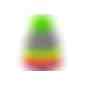 Short Colorful Band Stripes (Art.-Nr. CA143409) - Handgehäkelter Mütze mit Pompon u...