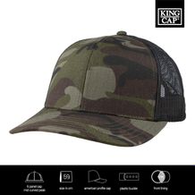 Exclusive Mid Visor Trucker Cap (Camo/Schwarz) (Art.-Nr. CA229174)