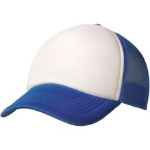 5 Panel Trucker Cap (Königsblau/Weiß) (Art.-Nr. CA317621)