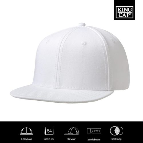 Original Snap Back Flat Visor Kids Cap (Art.-Nr. CA381675) - 6 panel Kids Cap mit Frontfütterung...