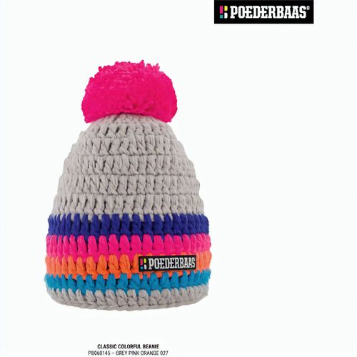 Poederbaas Classic Colorful Beanie (Art.-Nr. CA392932) - Poederbaas Classic Colourful Series...