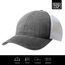 Washed Cotton Soft Mesh Trucker Cap (Grau/Naturweiß) (Art.-Nr. CA424119)