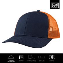 Exclusive Mid Visor Trucker Cap (Marine/Orange) (Art.-Nr. CA532913)