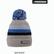 Poederbaas Classic Colorful Beanie 2.0 (grau/blau) (Art.-Nr. CA614405)