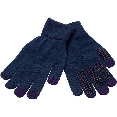 Text Gloves With Dots (Art.-Nr. CA627606) - Handschuhe mit Noppen, 100% Akryl. Onze...
