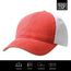 Washed Cotton Soft Mesh Trucker Cap (rot/weiß) (Art.-Nr. CA794388)