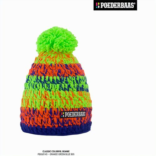 Poederbaas Classic Colorful Beanie (Art.-Nr. CA916177) - Poederbaas Classic Colourful Series...