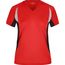 Ladies' Running-T - Atmungsaktives Laufshirt [Gr. M] (red/black) (Art.-Nr. CA000015)