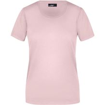 Ladies' Basic-T - Leicht tailliertes T-Shirt aus Single Jersey [Gr. L] (rosé) (Art.-Nr. CA000531)