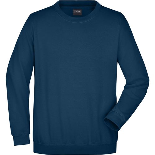Round-Sweat Heavy - Klassisches Komfort Rundhals-Sweatshirt [Gr. S] (Art.-Nr. CA000703) - Hochwertige Sweat-Qualität mit angeraut...