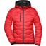 Ladies' Padded Jacket - Gesteppte Jacke mit sorona®AURA Wattierung (nachwachsender, pflanzlicher Rohstoff) [Gr. XXL] (red/black) (Art.-Nr. CA001329)
