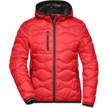 Ladies' Padded Jacket - Gesteppte Jacke mit sorona®AURA Wattierung (nachwachsender, pflanzlicher Rohstoff) [Gr. XXL] (red/black) (Art.-Nr. CA001329)