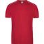 Men's Workwear T-Shirt - Strapazierfähiges und pflegeleichtes T-shirt mit Kontrastpaspel [Gr. 4XL] (Art.-Nr. CA001656)