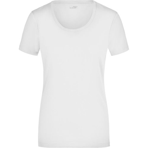 Ladies' Stretch Round-T - T-Shirt aus weichem Elastic-Single-Jersey [Gr. XXL] (Art.-Nr. CA001797) - Gekämmte, ringgesponnene Baumwolle
Lock...