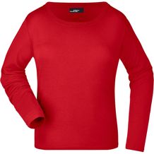 Ladies' Shirt Long-Sleeved Medium - Langarm T-Shirt aus Single Jersey [Gr. XL] (Art.-Nr. CA002586)