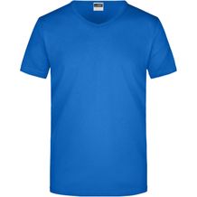 Men's Slim Fit V-T - Figurbetontes V-Neck-T-Shirt [Gr. XXL] (cobalt) (Art.-Nr. CA002710)