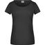 Ladies'-T - T-Shirt mit trendigem Rollsaum [Gr. M] (black) (Art.-Nr. CA002742)