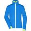 Ladies' Sports Softshell Jacket - Funktionelle Softshelljacke für Sport, Freizeit und Promotion [Gr. S] (bright-blue/bright-yellow) (Art.-Nr. CA003102)