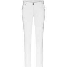 Ladies' 5-Pocket-Stretch-Pants - Hose im klassischen 5-Pocket Stil [Gr. 52] (white) (Art.-Nr. CA003179)