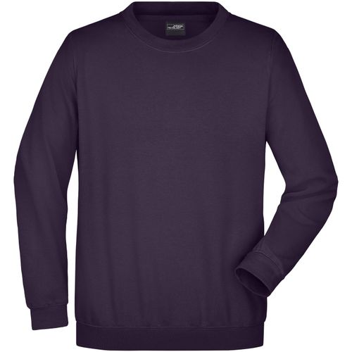 Round-Sweat Heavy - Klassisches Komfort Rundhals-Sweatshirt [Gr. XL] (Art.-Nr. CA003388) - Hochwertige Sweat-Qualität mit angeraut...
