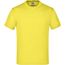 Junior Basic-T - Kinder Komfort-T-Shirt aus hochwertigem Single Jersey [Gr. XL] (Yellow) (Art.-Nr. CA004013)