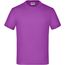 Junior Basic-T - Kinder Komfort-T-Shirt aus hochwertigem Single Jersey [Gr. L] (Purple) (Art.-Nr. CA004160)