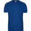 Men's Workwear T-Shirt - Strapazierfähiges und pflegeleichtes T-shirt mit Kontrastpaspel [Gr. M] (dark-royal) (Art.-Nr. CA004340)