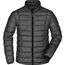 Men's Quilted Down Jacket - Sportliche Daunenjacke mit Stehkragen [Gr. XL] (black/black) (Art.-Nr. CA004664)