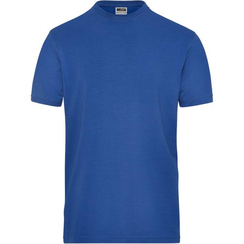 Men's BIO Stretch-T Work - T-Shirt aus weichem Elastic-Single-Jersey [Gr. S] (Art.-Nr. CA004958) - Gekämmte, ringgesponnene BIO-Baumwolle,...
