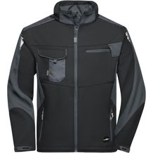Workwear Softshell Jacket - Professionelle Softshelljacke mit hochwertiger Ausstattung [Gr. S] (black/carbon) (Art.-Nr. CA005298)