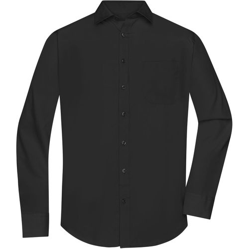 Men's Shirt Longsleeve Poplin - Klassisches Shirt aus pflegeleichtem Mischgewebe [Gr. 3XL] (Art.-Nr. CA005471) - Popeline-Qualität mit Easy-Care-Ausrüs...