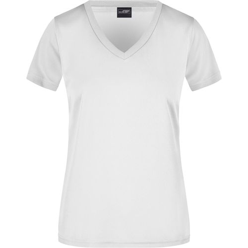 Ladies' Active-V - Funktions T-Shirt für Freizeit und Sport [Gr. XS] (Art.-Nr. CA006494) - Feiner Single Jersey
V-Ausschnitt,...