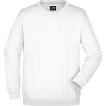 Round-Sweat Heavy - Klassisches Komfort Rundhals-Sweatshirt [Gr. 4XL] (white) (Art.-Nr. CA006495)