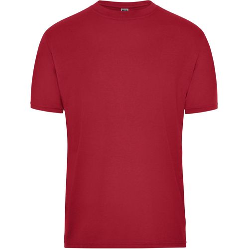 Men's BIO Workwear T-Shirt - Strapazierfähiges und pflegeleichtes T-Shirt [Gr. M] (Art.-Nr. CA006919) - Materialmix aus gekämmter, ringgesponne...