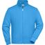 Workwear Sweat Jacket - Sweatjacke mit Stehkragen und Reißverschluss [Gr. 5XL] (aqua) (Art.-Nr. CA007210)