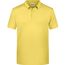 Men's Basic Polo - Klassisches Poloshirt [Gr. 3XL] (light-yellow) (Art.-Nr. CA007437)