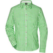 Ladies' Traditional Shirt - Damenbluse und Herrenhemd im klassischen Trachtenlook [Gr. XXL] (green/white) (Art.-Nr. CA007557)