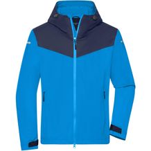 Men's Allweather Jacket - Leichte, gefütterte Outdoor Softshelljacke für extreme Wetterbedingungen [Gr. XL] (bright-blue/navy/bright-blue) (Art.-Nr. CA007957)