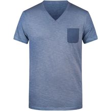 Men's Slub-T - T-Shirt im Vintage-Look [Gr. 3XL] (Denim) (Art.-Nr. CA008049)
