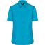 Ladies' Shirt Shortsleeve Poplin - Klassisches Shirt aus pflegeleichtem Mischgewebe [Gr. S] (Turquoise) (Art.-Nr. CA008634)
