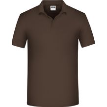 Men's BIO Workwear Polo - Pflegeleichtes und strapazierfähiges Polo [Gr. 3XL] (Brown) (Art.-Nr. CA009023)